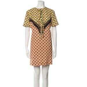Vintage Etro Printed Mini Dress Large